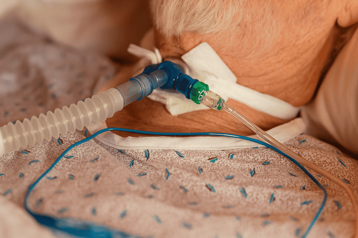 Atención de Pacientes Traqueostomizados a Domicilio con MAQMUN Médica. Uso de ambú en caso de emergencias respiratorias con personal experto